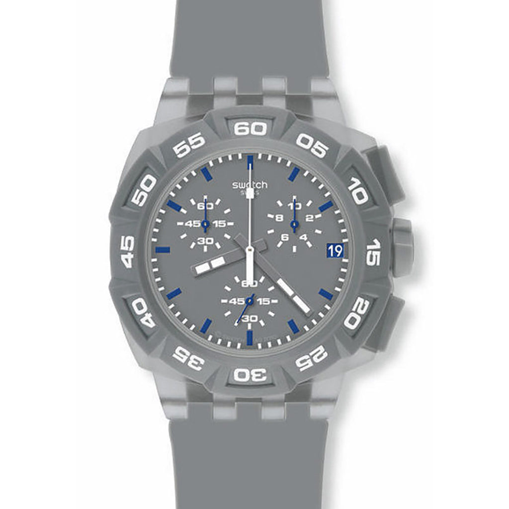 Swatch New Plastic Chrono GRAY HERO SUIM402