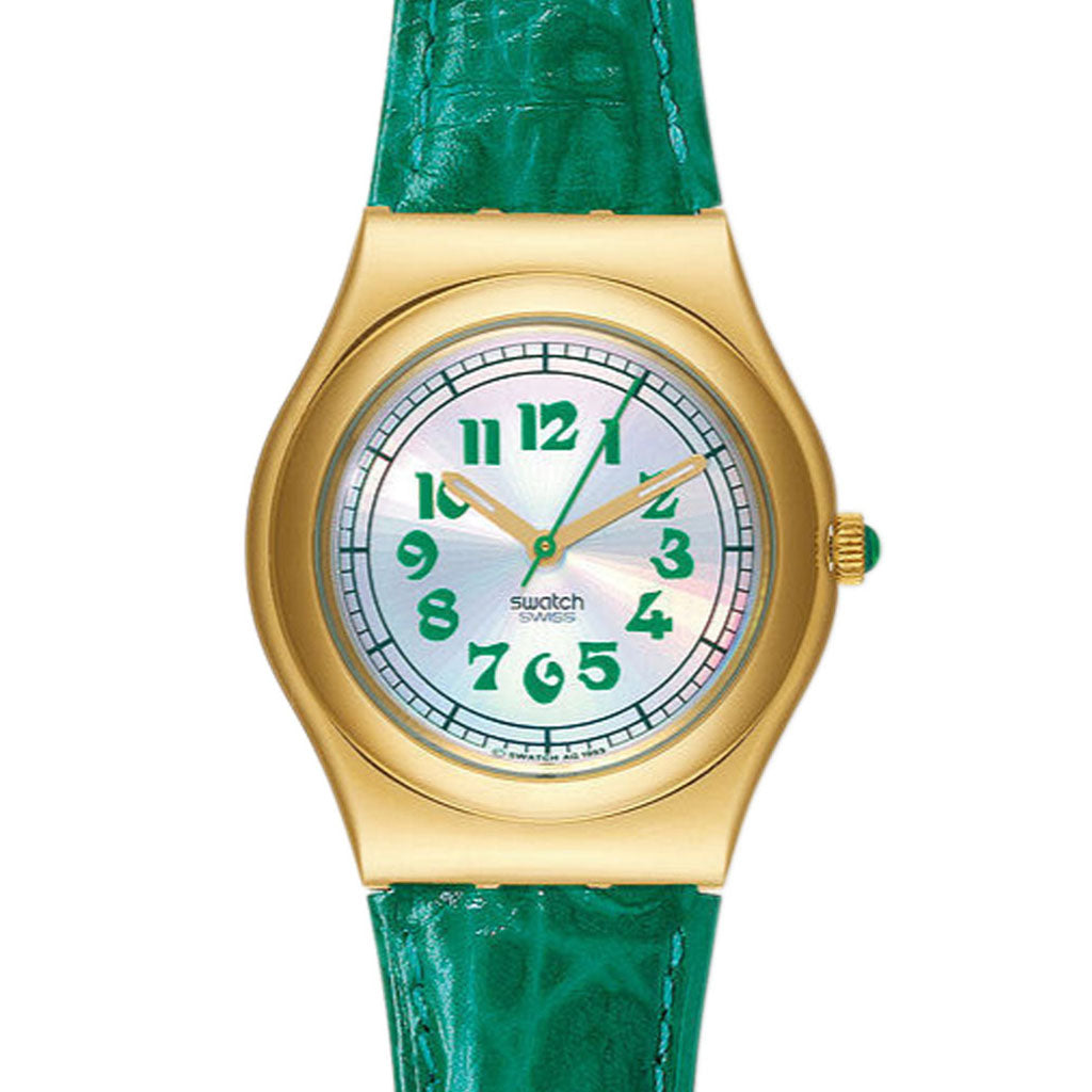 Swatch Irony Medium Greengammon YLG100