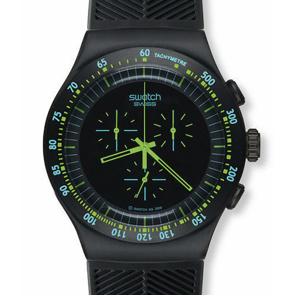 Swatch Irony The Chrono Green in Dark YOB100