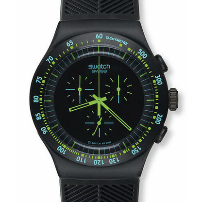 Swatch Irony The Chrono Green in Dark YOB100