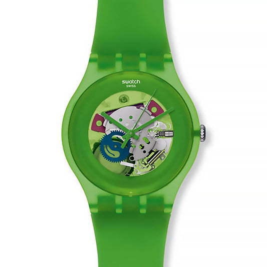 Swatch New Gent GREEN LACQUERED SUOG103