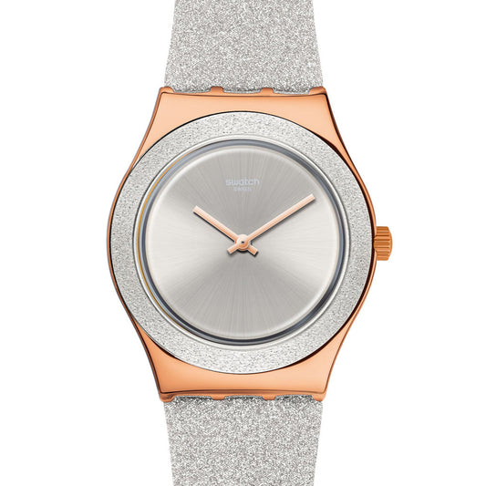 Swatch Irony Medium Grey Sparkle YLG145