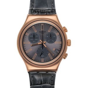 Swatch Irony Chrono Gris en Rose YCG411