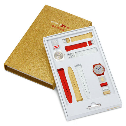 Swatch Gent X-Mas Special Swatch X You Seasons Set Gold GZS71