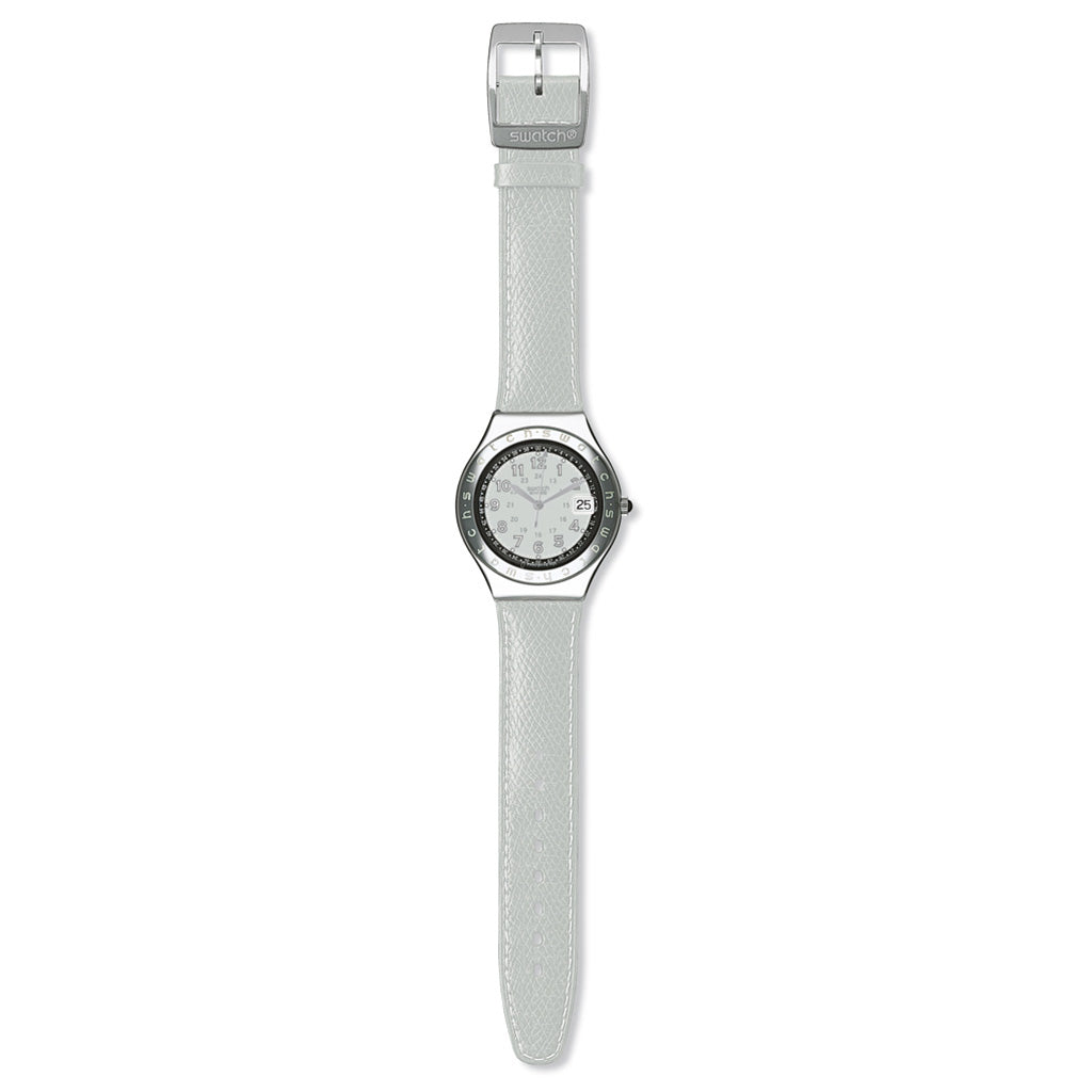 HAPPY JOE LIGHT GREY - Lederband, hellgrau