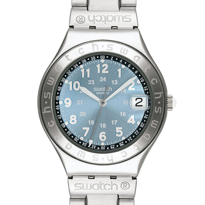 Swatch Irony Big Happy Joe Silver Blue YGS424G