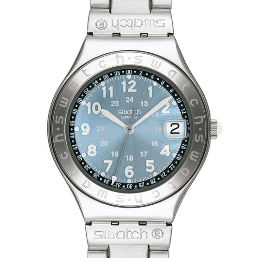 Swatch Irony Big Happy Joe Silver Blue YGS424G