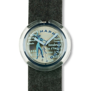 Pop Swatch HAPPY SKIING PWN114