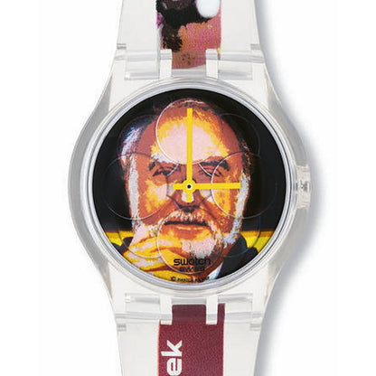 Swatch Puzzle Motion Special Hayek Branded Watch SUPZ100