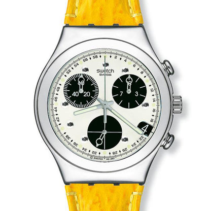 Swatch Irony Chrono Highflyer Lederband YCS433