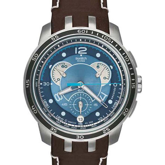 Swatch Irony Retrograde Chrono Ice Border YRS416