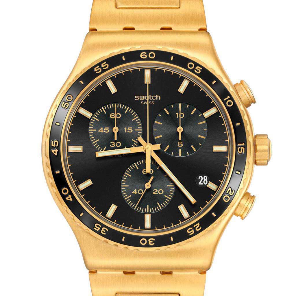 Swatch New Irony Chrono In The Black YVG418G