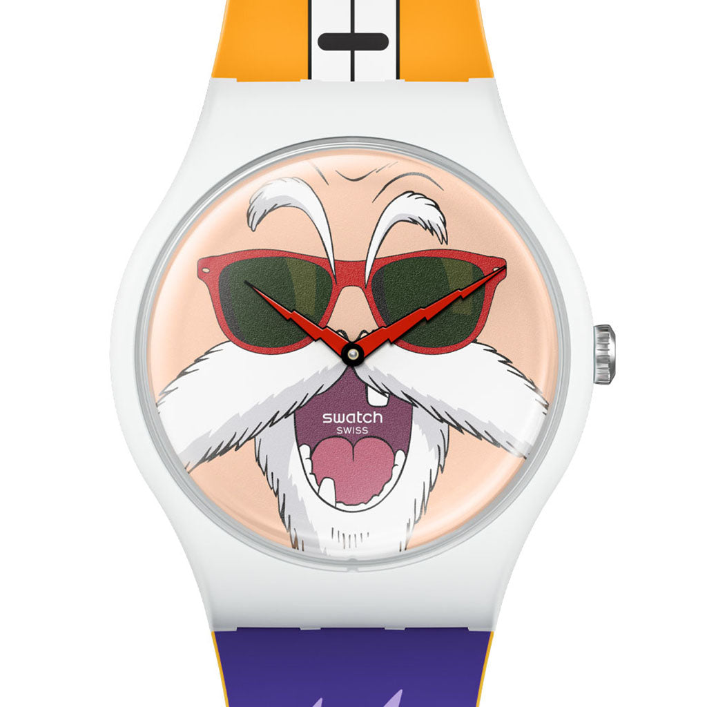 Swatch x Dragonball Z New Gent Special Kamesennin X Swatch SUOZ346