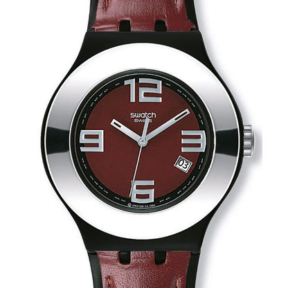 Swatch Irony Nabab Leather on YNB400