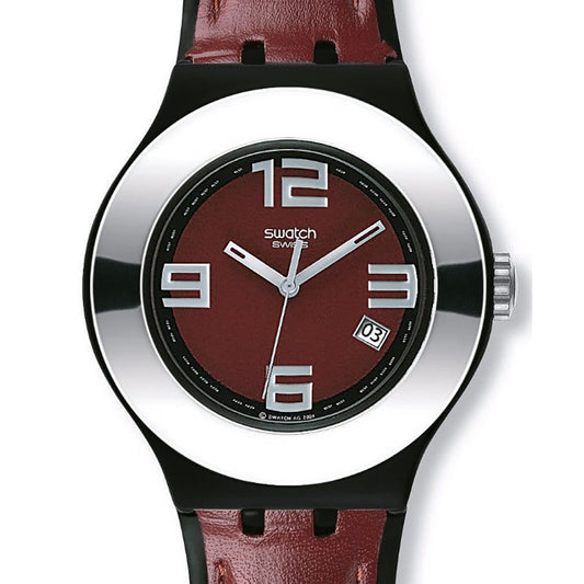 Swatch Irony Nabab Leather on YNB400