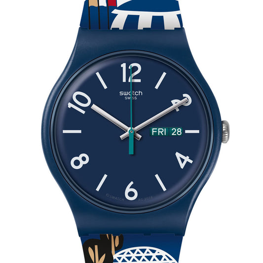 Swatch New Gent Destination Montreal Special L'esprit de Montréal SUON705N
