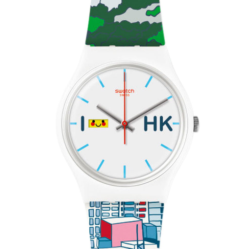 Swatch New Gent Destination Hong Kong Special Lion Rock GZ706