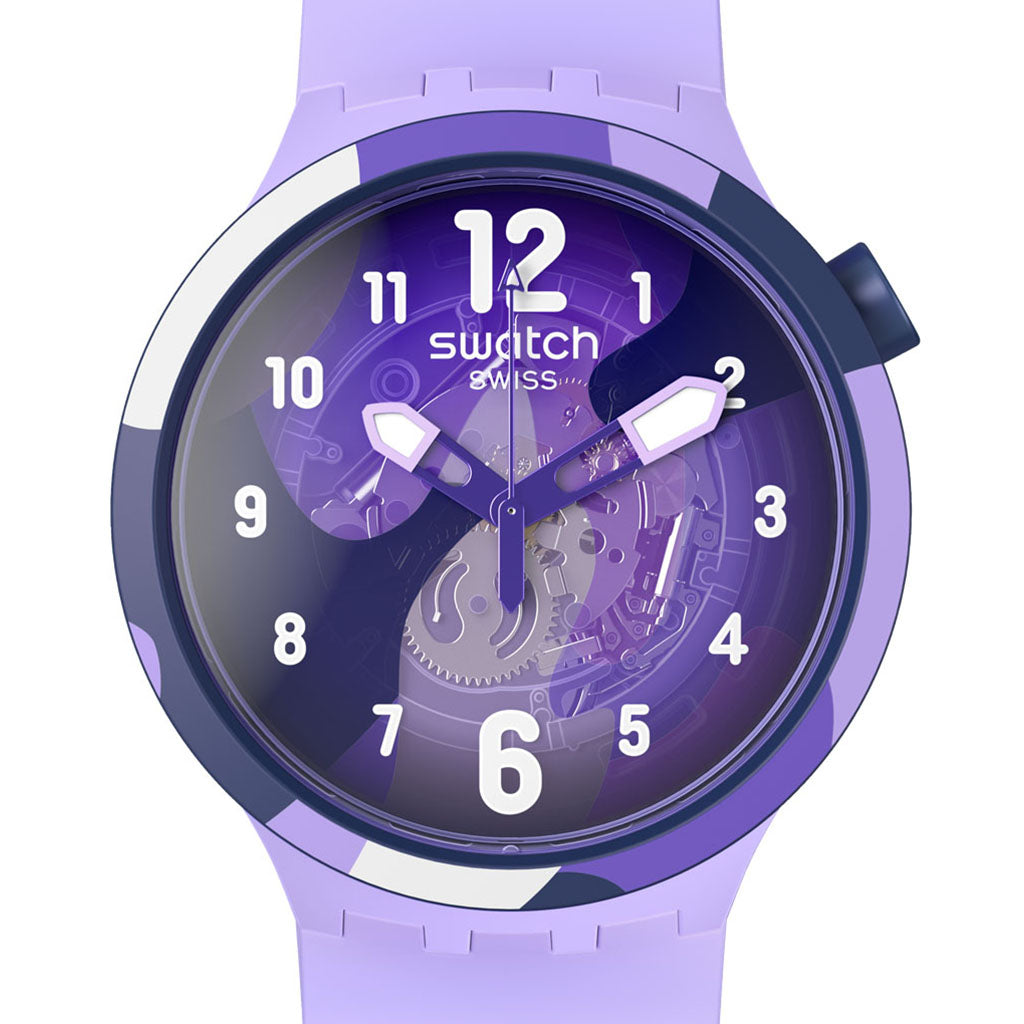 Swatch Big Bold Look Right Thru Violet SB05V101