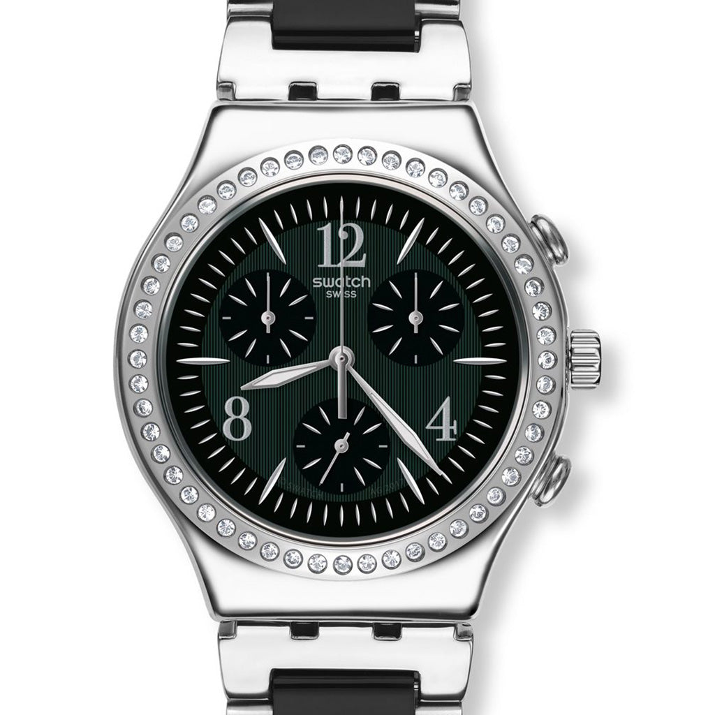 Swatch Irony Chrono Made In Black YCS118G