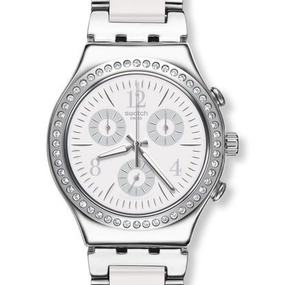 Swatch Irony Chrono Made In White YCS119G