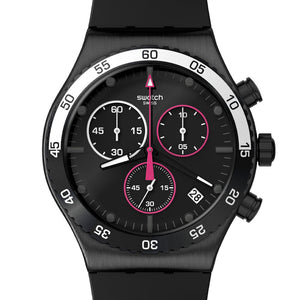 Swatch New Irony Chrono Magenta At Night YVB413
