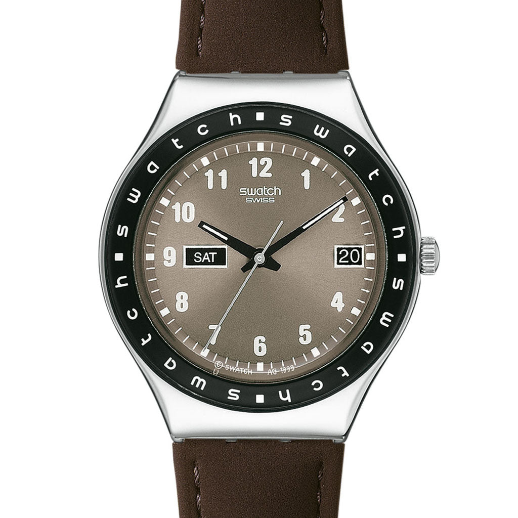 Swatch Irony Big Mahagany YGS717