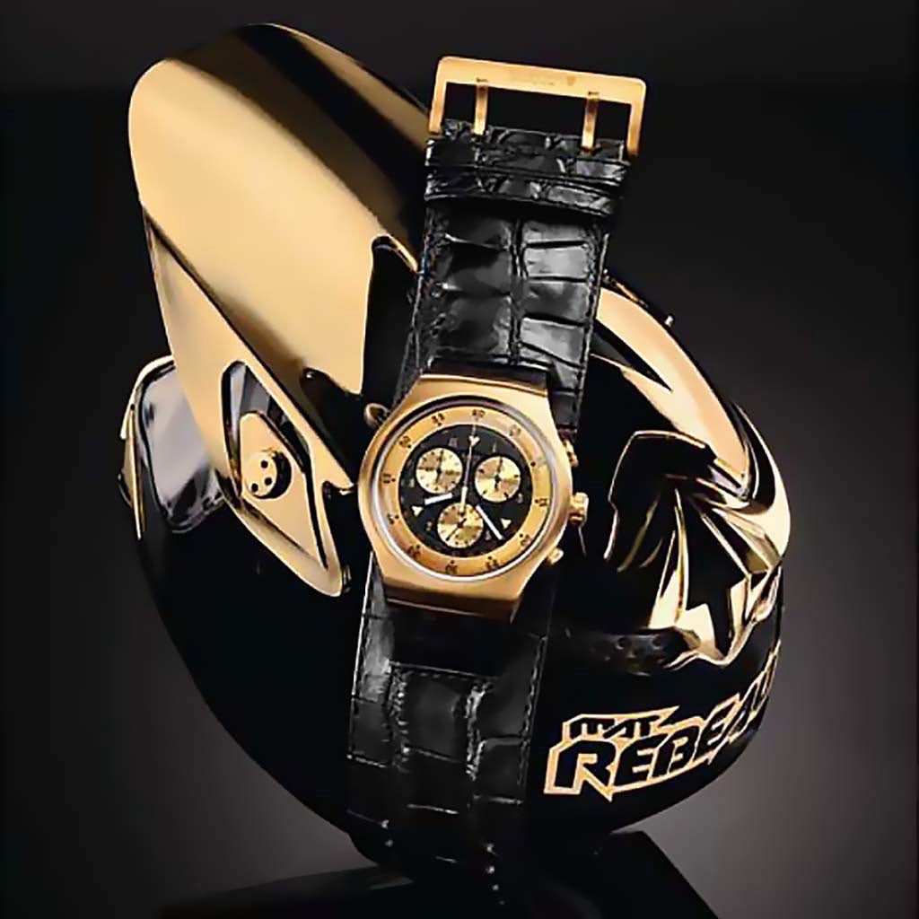 Swatch Irony The Chrono Mat Rebeaud YOZ100
