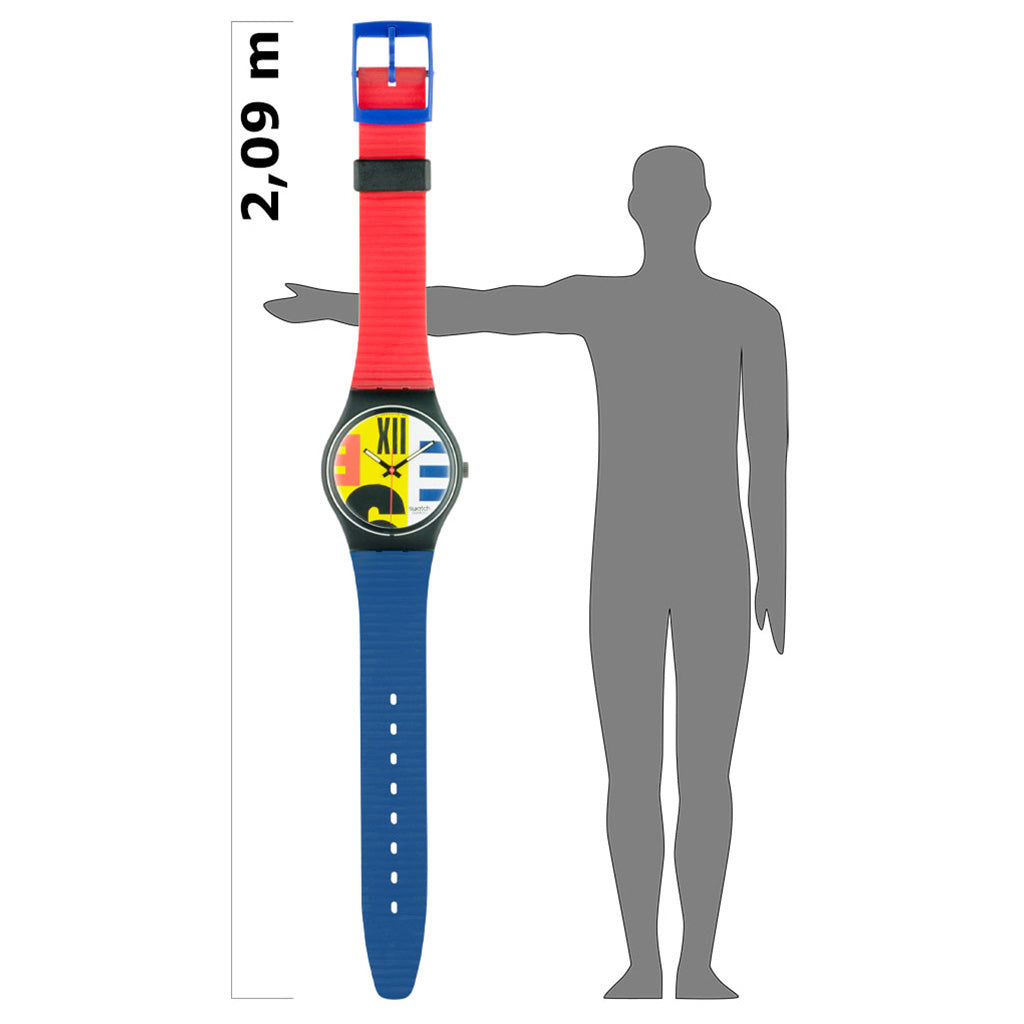 Maxi Swatch Wanduhr Maxi Nine To Six MGB117