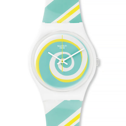 Swatch Wanduhr MAXI PEPPERCANE MGW166