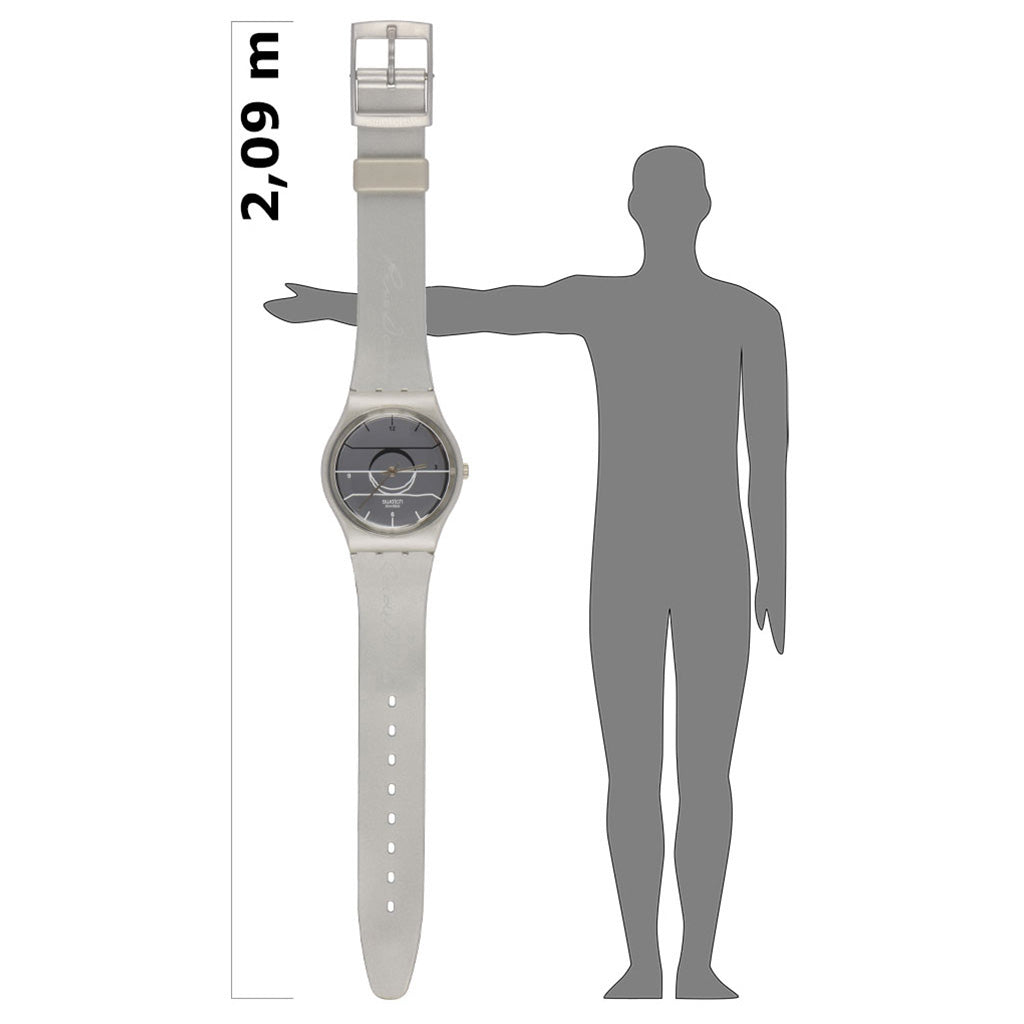 Maxi Swatch Wanduhr Maxi Rio Douro Cor De Prata MGZ165