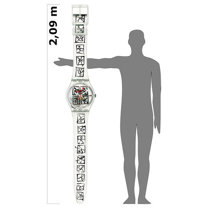 Swatch Maxi Wanduhr Maxi Zeit2 MGK298