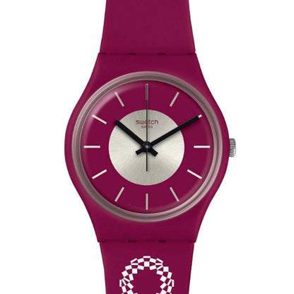 Swatch Gent Olympia Special Medaru Burgundy GZ331