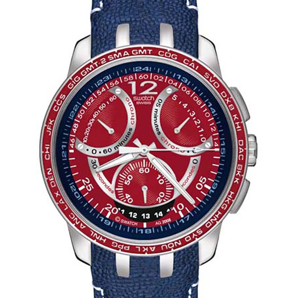 Swatch Irony Retrograde Chrono Mental Fame YRS418
