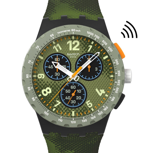 Swatch Chrono Plastik Midday Camo Pay SUSB109