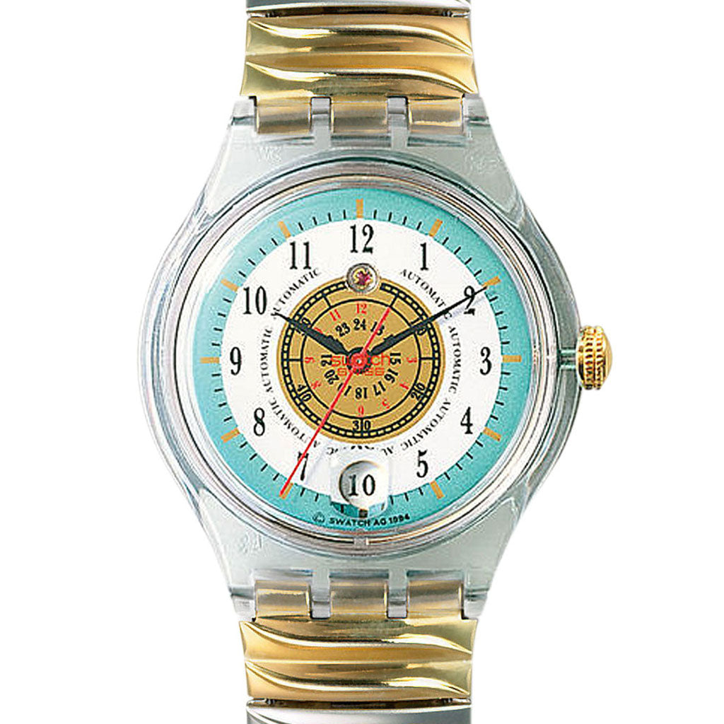 Swatch Automatik Midsommar Sol SAG401A/B