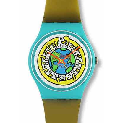 Swatch Gent Special MILLE PATTES by Keith Haring GZ104