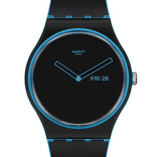 Swatch New Gent Biosourced Minimal Line Blue SO29S701
