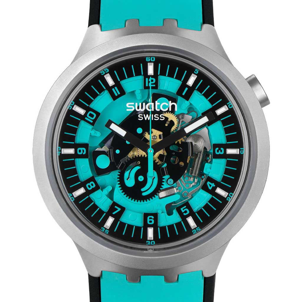 Swatch Big Bold Irony Mint Trim SB07S111