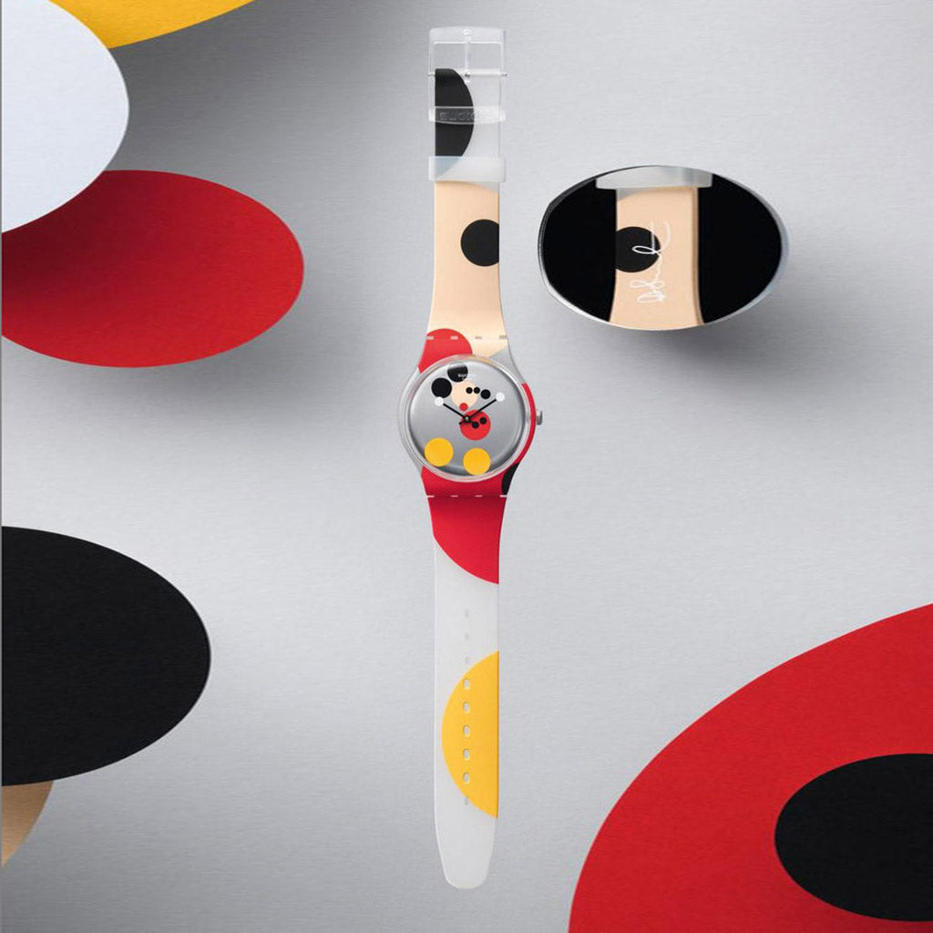 MIRROR SPOT MICKEY by Damien Hirst
