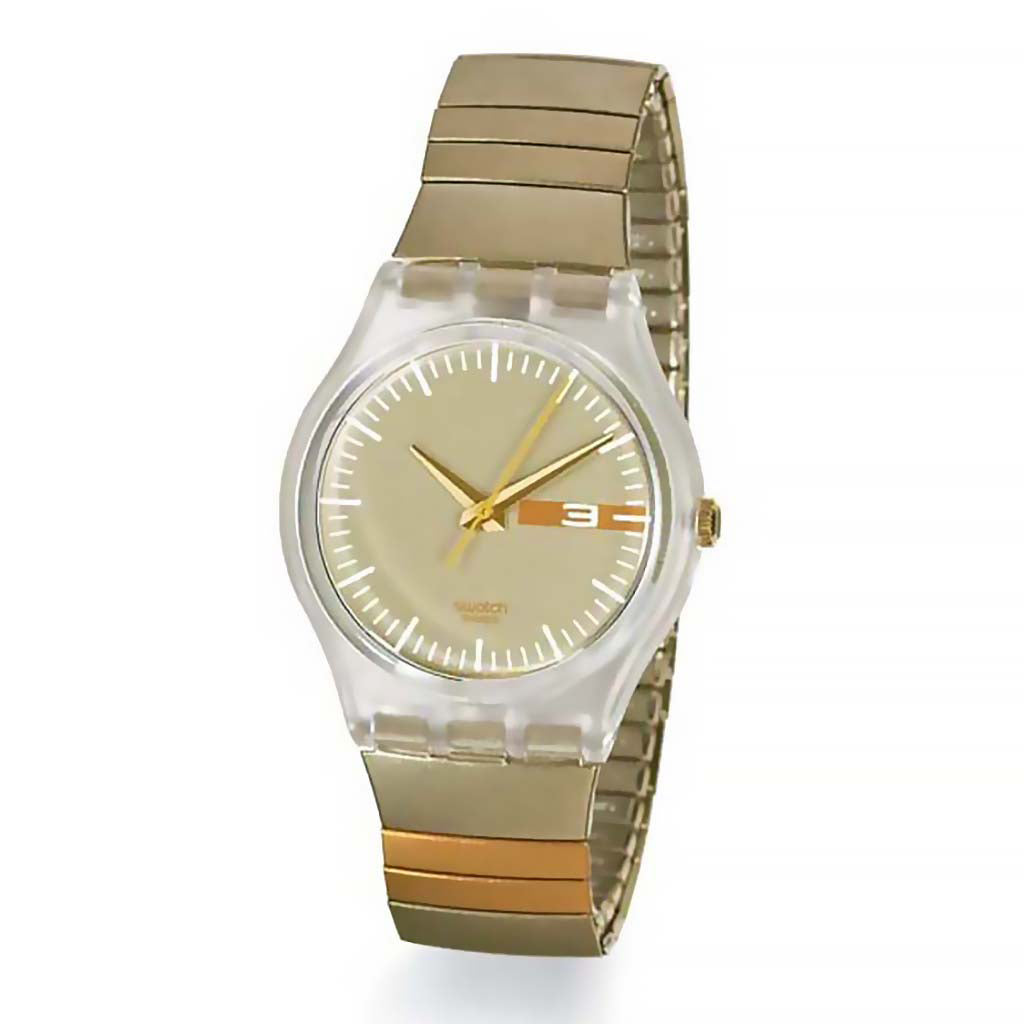 Swatch Gent Flex Moka gold GK336