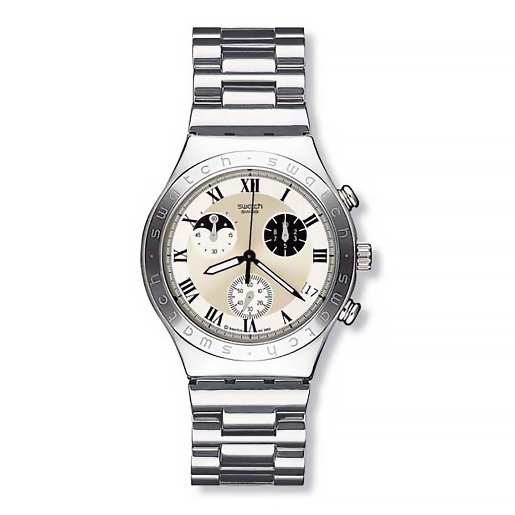 Swatch Irony Chrono Moon Face YCS441G