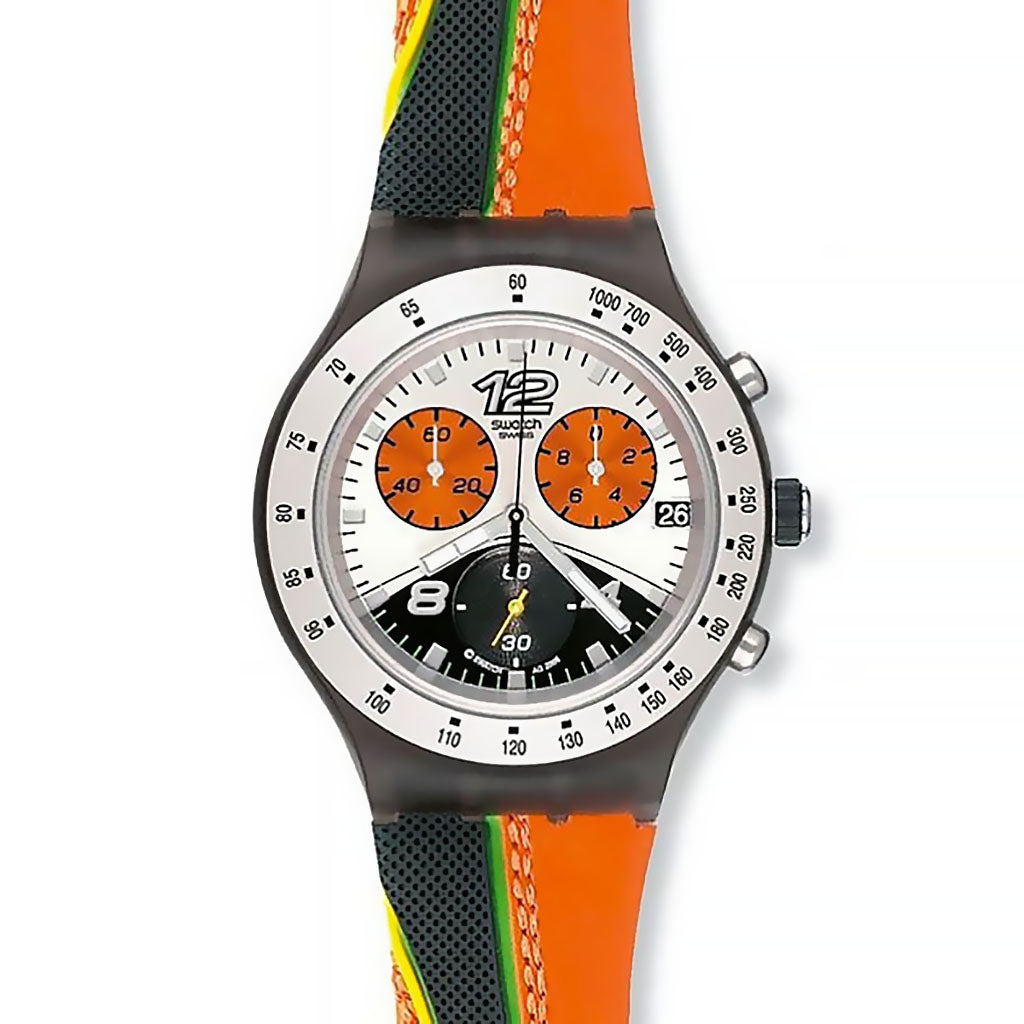 swatch Irony Diaphane Chrono More Fire SVCM4005U