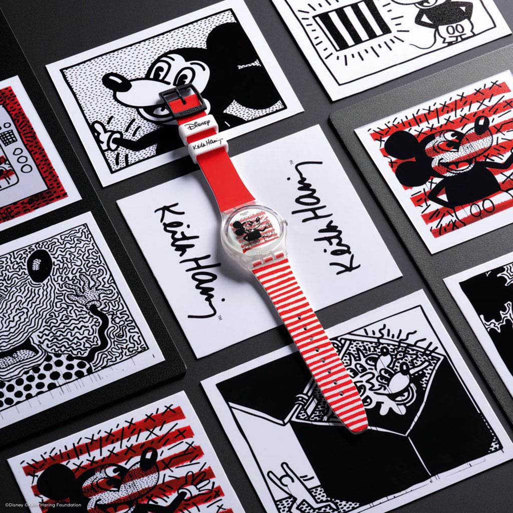 MOUSE MARINIÈRE by Keith Haring