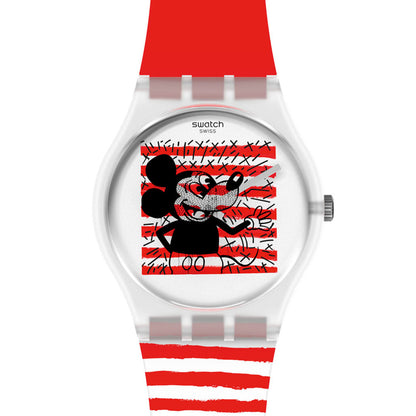 Swatch Gent Special Mouse Mariniére by Keith Haring GZ352