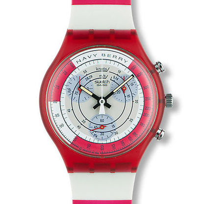Swatch Chrono Navy Berry SCR100