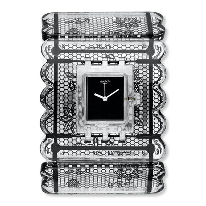 Swatch Square Night Lace SUBK153A/B