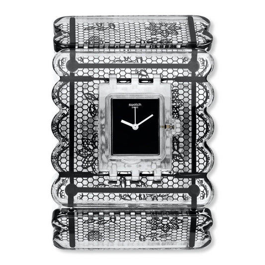 Swatch Square Night Lace SUBK153A/B