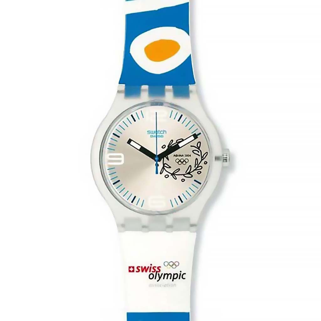 Swatch Gent XL Olympia Special NOC SWISS SUDK106R