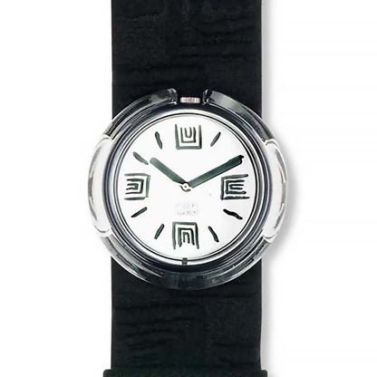 Midi Pop Swatch NOIR DU SOIR PMM102