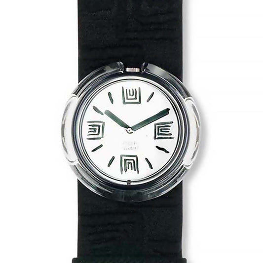 Midi Pop Swatch NOIR DU SOIR PMM102